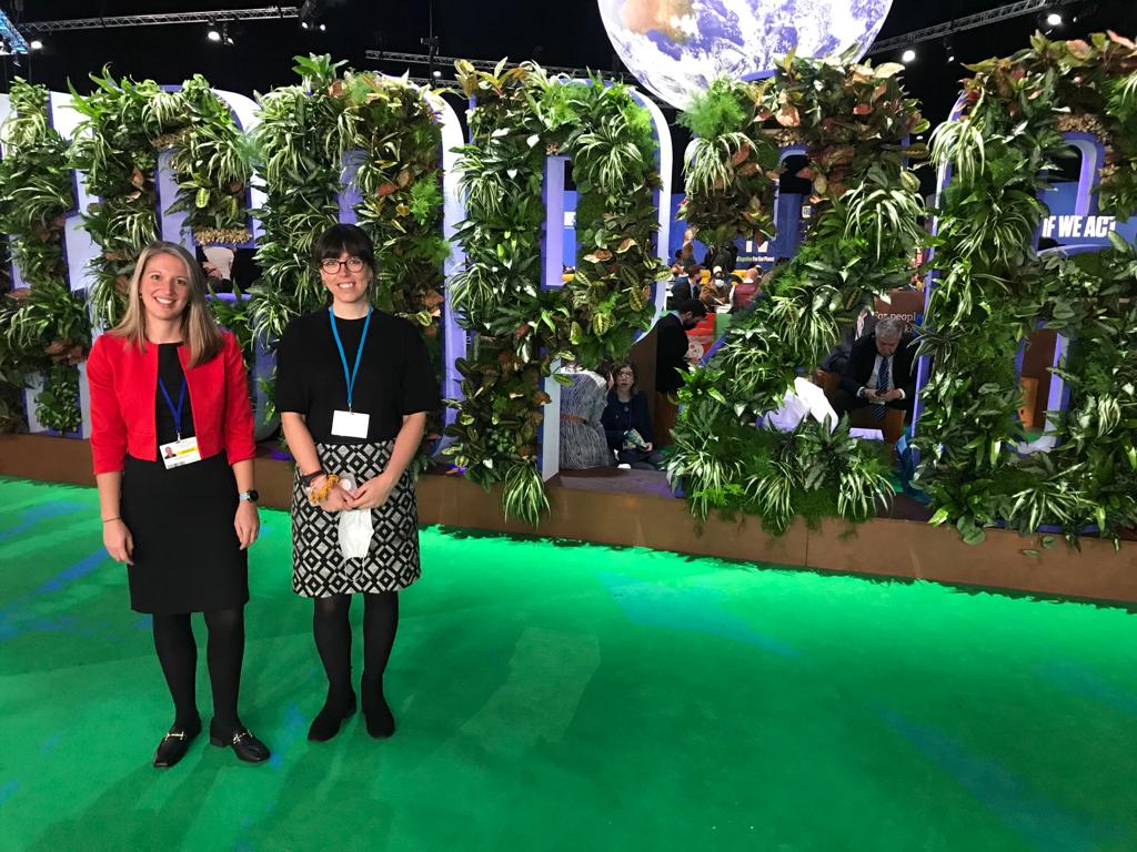 chantelle and victoria at cop26