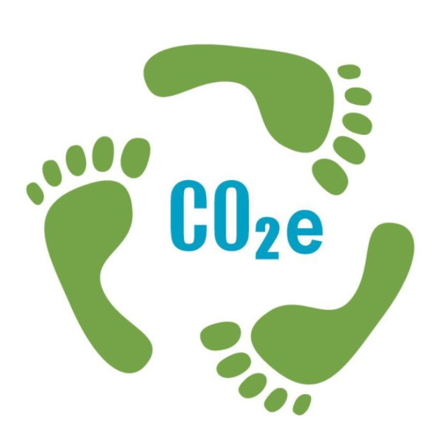 carbon footprint icon
