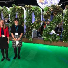 chantelle and victoria at cop26
