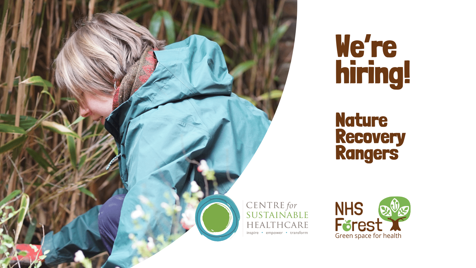 We're hiring Nature Recovery Rangers